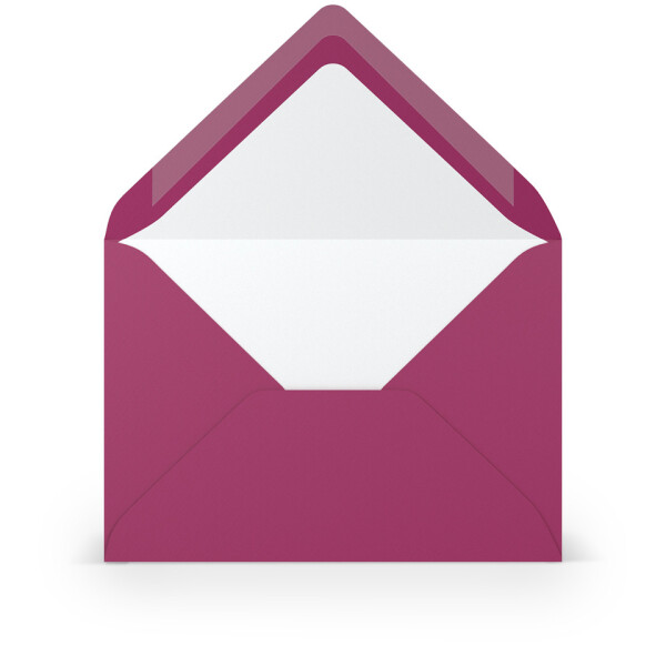 RÖSSLER Briefumschlag Paperado, C6, 100g m², SF, nassklebend, amarena 16400546