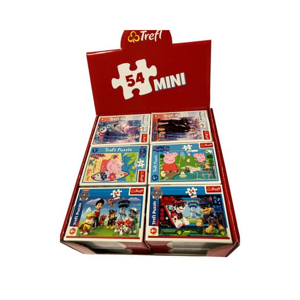 TREFL Mini Puzzle 54 Teile 6-fach sortiert