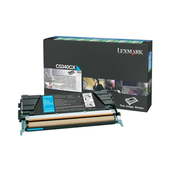 LEXMARK Original Lexmark Toner-Kit cyan extra High-Capacity return program (00C5340CX,0C5340CX,C5340CX)
