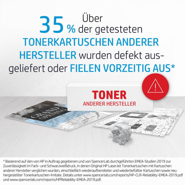 HP Lasertoner Nr. 312A, 3 x 2.700 Seiten, 3 Stück c m y CF440AM
