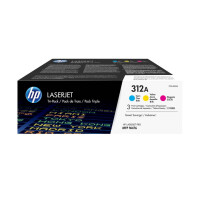 HP Lasertoner Nr. 312A, 3 x 2.700 Seiten, 3 Stück c m y CF440AM