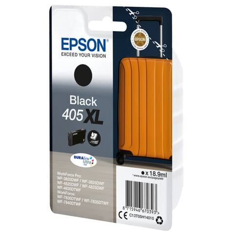 EPSON Original Epson Tintenpatrone schwarz High-Capacity (C13T05H14010,T05H140,405XL,T05H1,T05H14010)