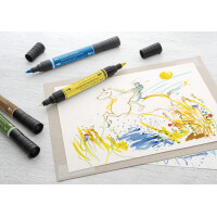 FABER-CASTELL Tuschestift PITT artist pen Dual Marker, 5er