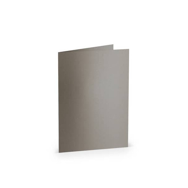RÖSSLER Briefkarte Paperado B6 taupe metallic