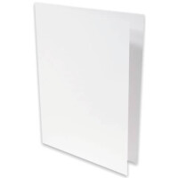RÖSSLER Briefkarte Paperado A5 marble white metallic...