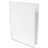 RÖSSLER Briefkarte Paperado A5 marble white metallic hoch doppelt