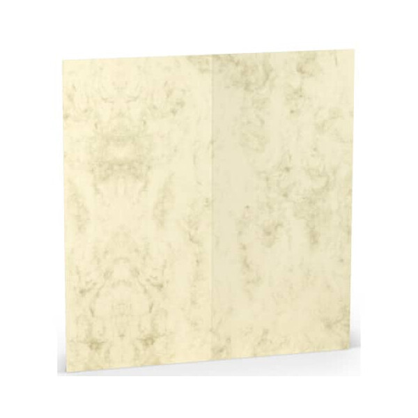 RÖSSLER Briefkarte Paperado, DL HD, planliegend, chamois marmora