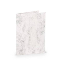 RÖSSLER Briefkarte Paperado B6 HD grau marmora