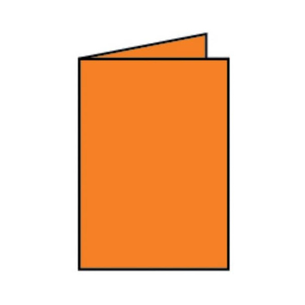 RÖSSLER Briefkarte Paperado A6 HD orange gerippt