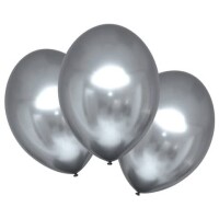 Luftballon Satin Luxe 6ST platin