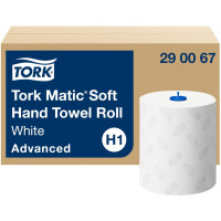 TORK Matic Handtuchrolle, 2-lagig, weiß grau, 150 m