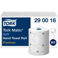 tork Rollenhandtuch Premium 2-lagig weiß 6 Rollen a...