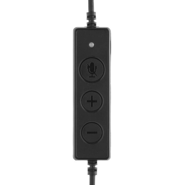 MEDIARANGE Headset Stereo, schwarz silber MROS304