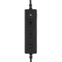 MEDIARANGE Headset Stereo, schwarz silber MROS304