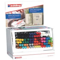 EDDING Thekendisplay brush+ pastel pen sort. 52066