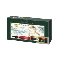 FABER-CASTELL Tuschestift PITT artist pen Dual Marker, 10er