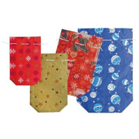 Weihn.Flaschentragetasche sortiert 4504-0099 12x36x8cm...