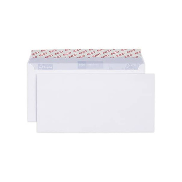 ELCO Briefhülle Proclima DIN lang ohne Fenster, Haftklebung, 100g m², weiß, 500 Stück