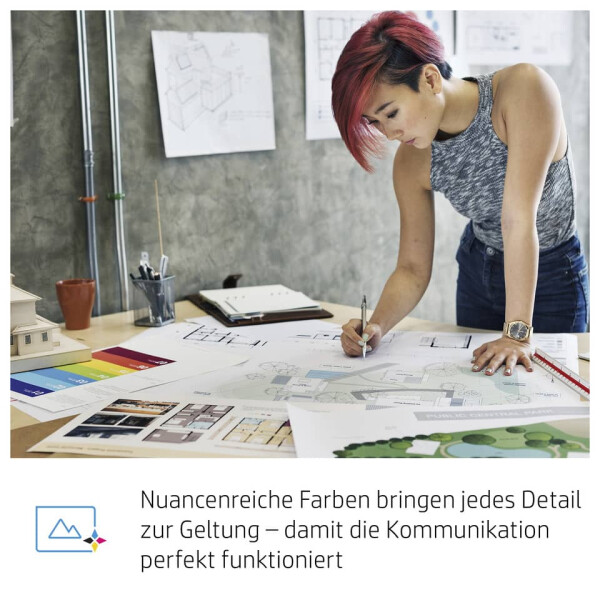 HP Inkjetpatrone Nr.730, 300 ml, yellow P2V70A