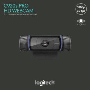 Logitech Webcamera C920s Pro HD, 1080p, schwarz