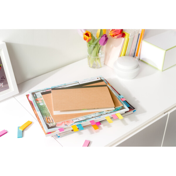 POST-IT Haftstreifen Page Marker Beachside Collection, 15x50mm, 5x50 Blatt, sortiert 670-5-BEA