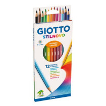 Giotto Farbstifte 12 Stück Stilnovo sortiert