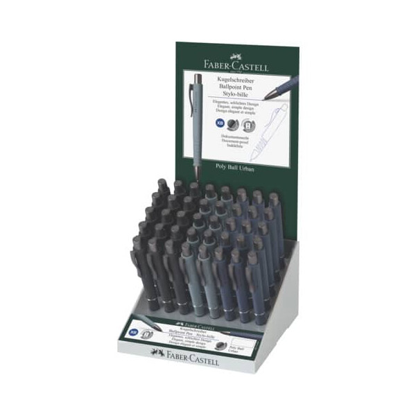 Faber-Castell Poly Ball XB - 5 Penne A Sfera - Edizione Blu Caraibi