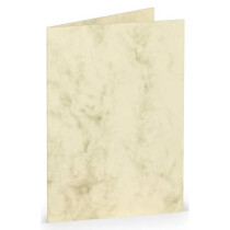 RÖSSLER Briefkarte Paperado A7 chamois marmora...