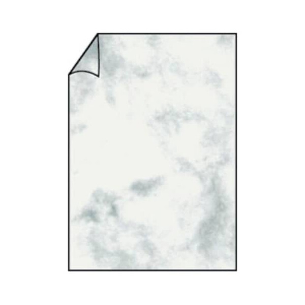 RÖSSLER Blatt Paperado, A4, 100 g m², grau marmora