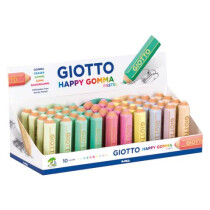 Giotto Radierer Happy Gomma Pastell im Display