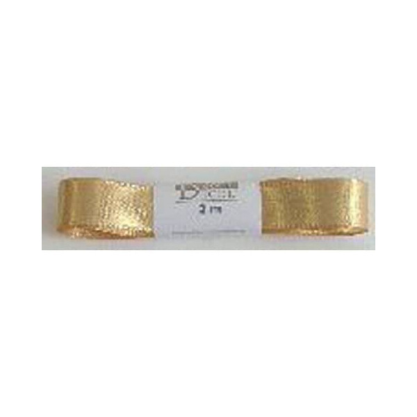 GOLDINA Doppelsatinband 15mmx3m gold