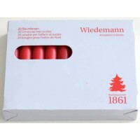 Wiedemann Christbaumkerze rot 580801.001
