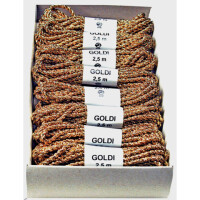GOLDINA Weihnachtskordel, 3mmx25m, gold