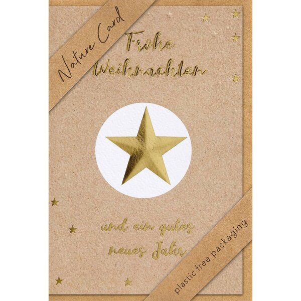 BSB D.T. Weihnachtskarte, Nature Card, inkl. Umschlag 22-6915-2