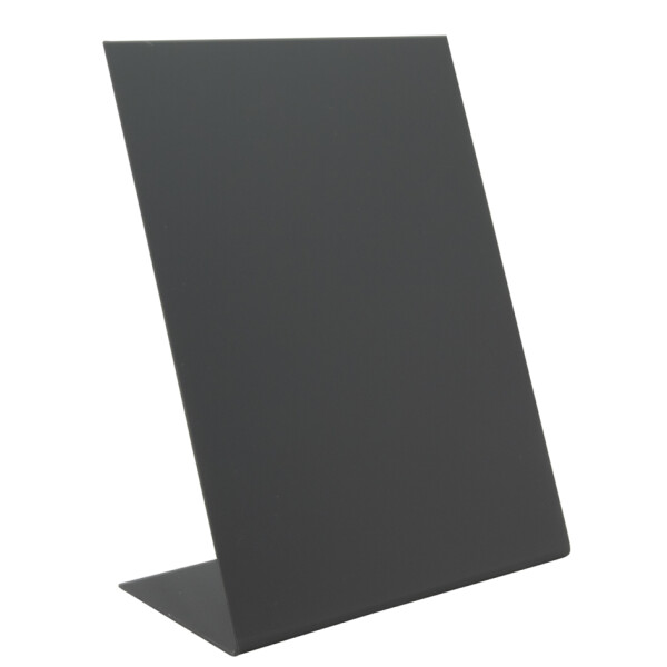 Securit Tischaufsteller L-SHAPE, DIN A5, schwarz