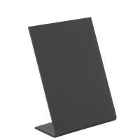 Securit Tischaufsteller L-SHAPE, DIN A5, schwarz