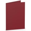RÖSSLER Briefkarte Paperado A7 rosso gerippt doppelt hoch,planliegend