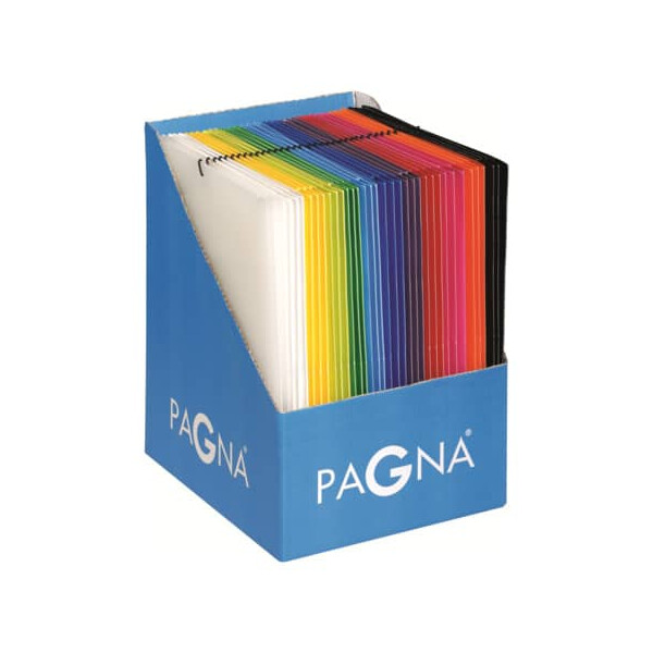 PAGNA Gummizugmappe Polypropylen A4 sortiert