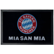 FC Bayern Fussmatte schwarz Mia san mia FCBAYERN 60x40cm