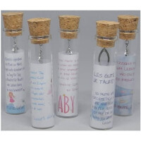 Geldgeschenkglas Geburt Taufe sortiert 11x2,5cm