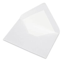 RÖSSLER Briefumschlag Paperado B6 Marble White metallic