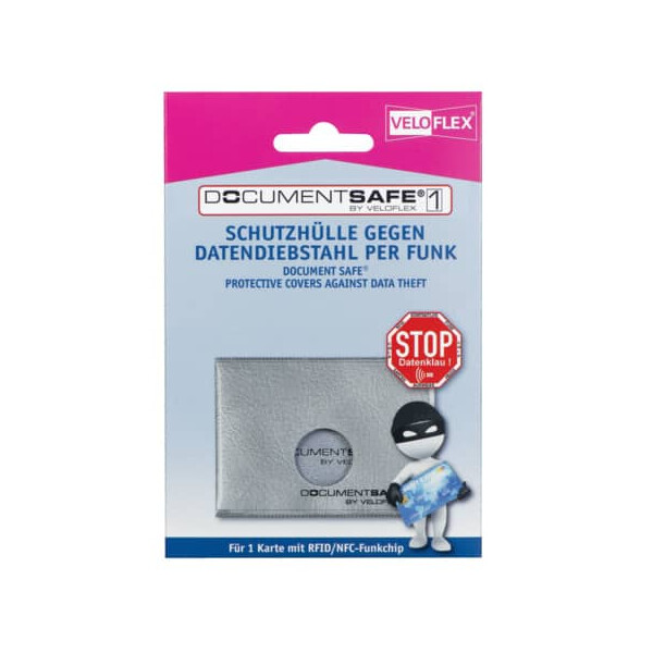 VELOFLEX Folie Document Safe silber