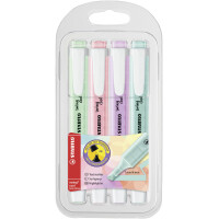 STABILO Textmarker swing cool Pastel, 4er PET-Etui
