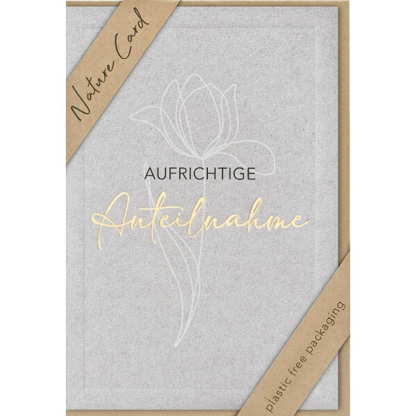BSB Trauerkarte, Nature Card, inkl. Umschlag