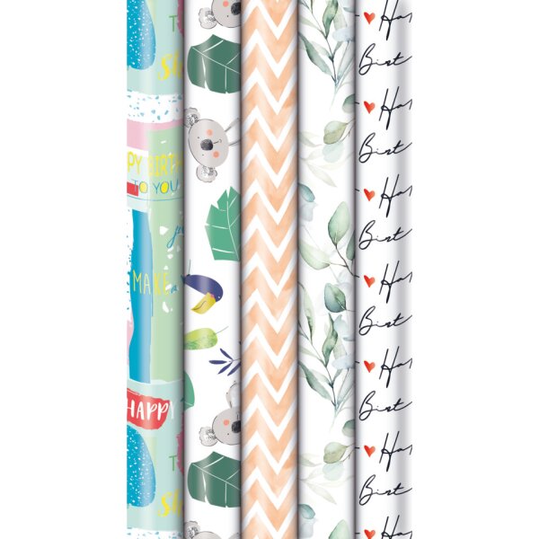 Z&Ouml;WIE Geschenkpapierrolle Recycling Pure Nature, 2mx70cm 33053 626219