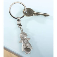 Schlüsselanhänger Schutzengel silber 50992 Metall