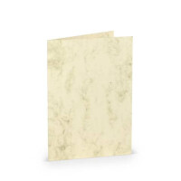 RÖSSLER Briefkarte Paperado B6 HD chamois marmora