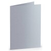 RÖSSLER Briefkarte Paperado A7 marble white metallic doppelt hoch,planliegend