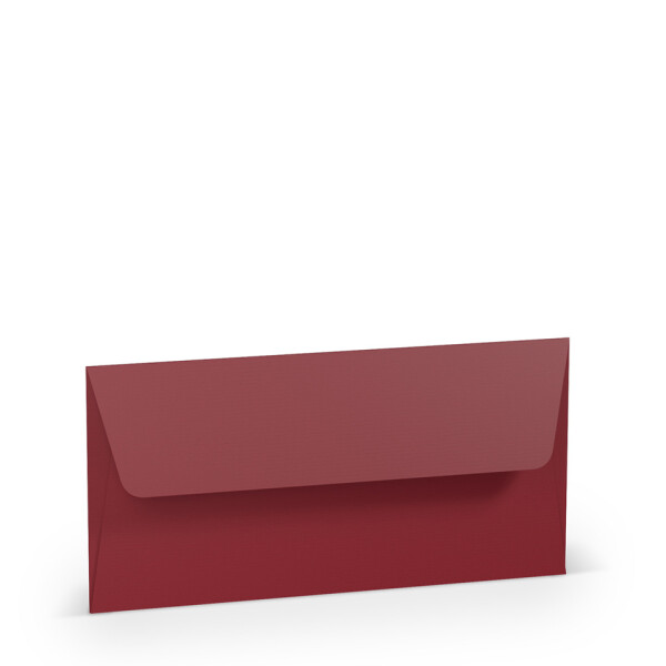 R&Ouml;SSLER Briefumschlag Paperado, DIN lang, 100g m&sup2;, SF, nassklebend, rosso 16400272