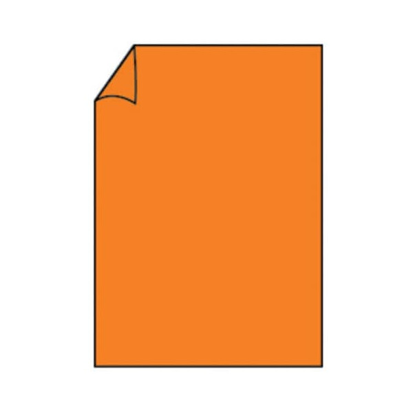 RÖSSLER Briefkarte Paperado A4 160g Orange gerippt